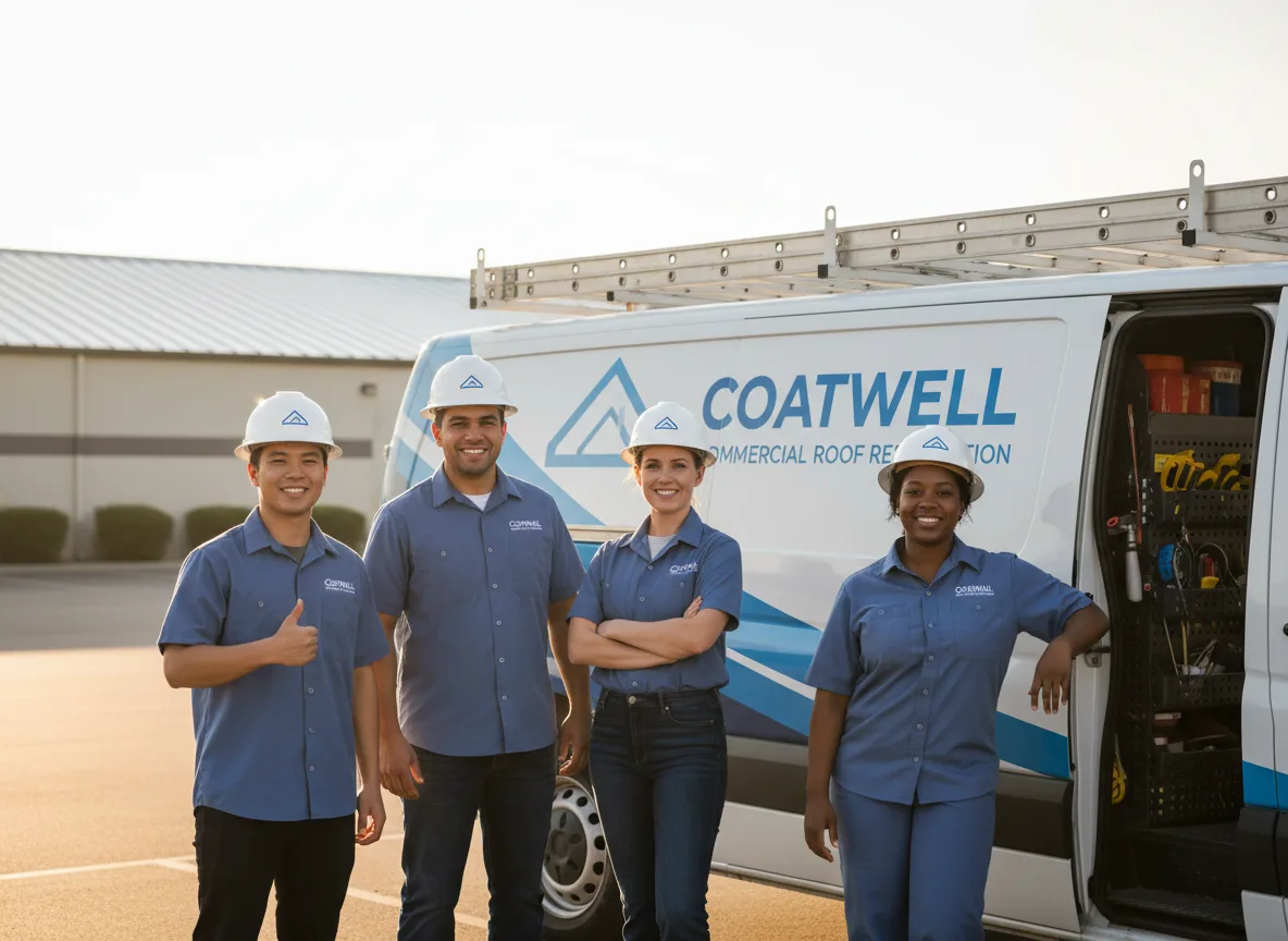 Commercial roof coating company in Forrest, IL